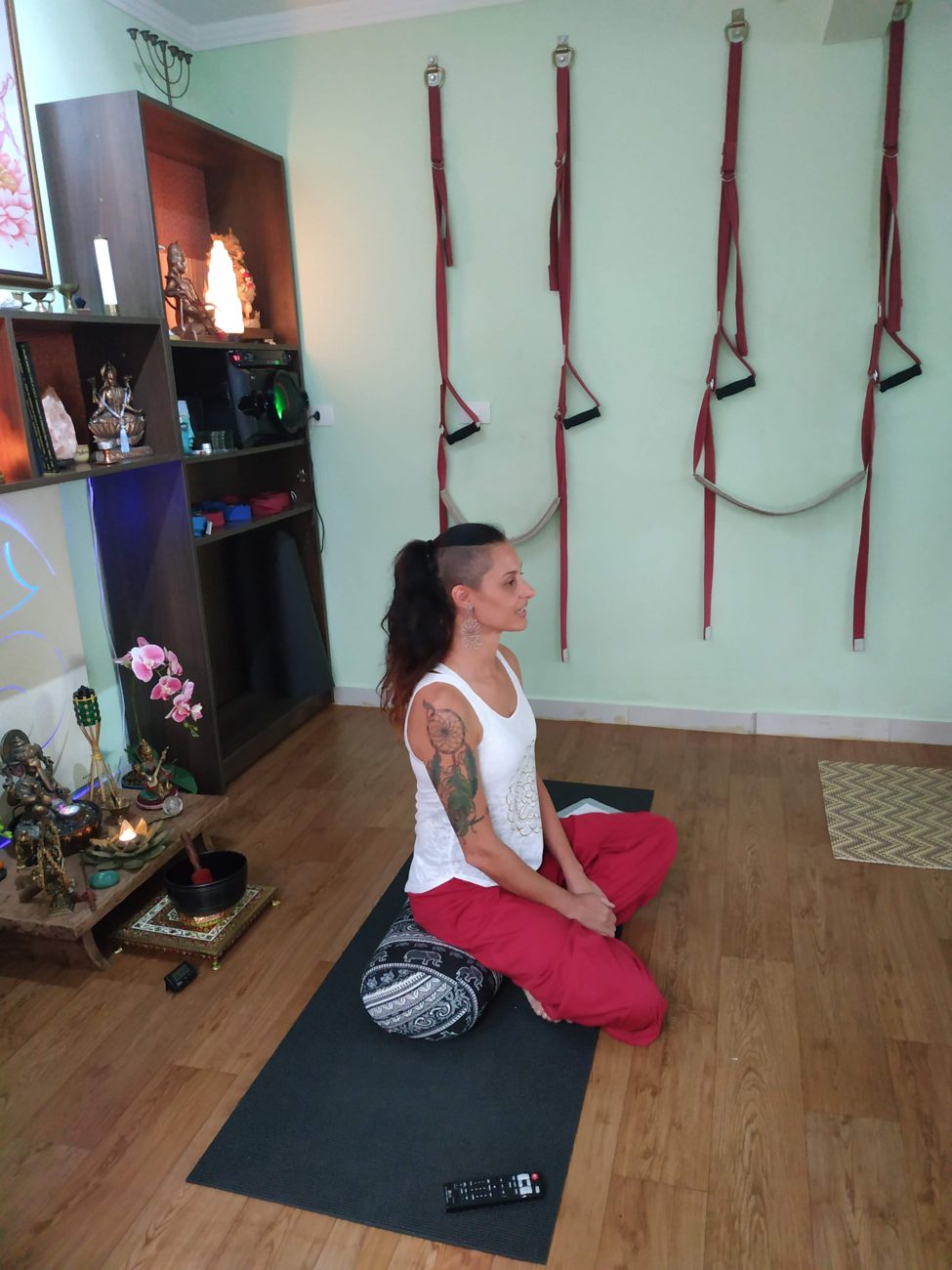 Aula de Yoga na Arte Om