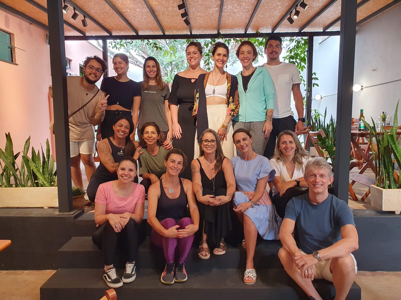 Aula de Yoga na Arte Om