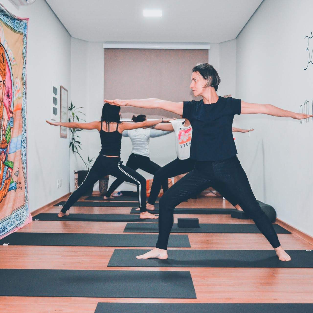 Aula de Yoga na Arte Om